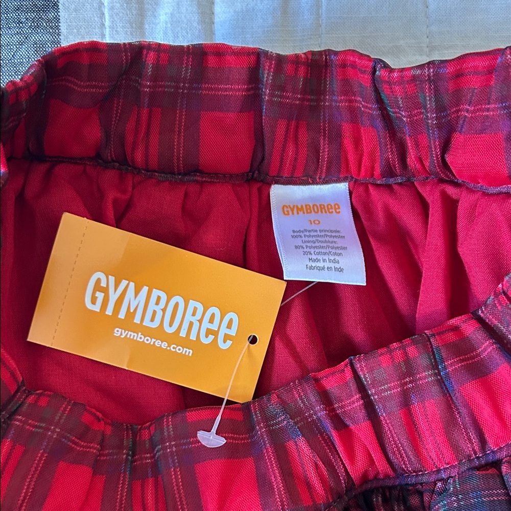 Red Plaid Ruffled Skirt - Picture 2 of 3